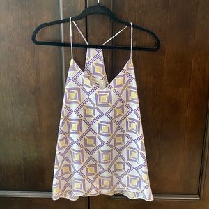 Purple and gold tank